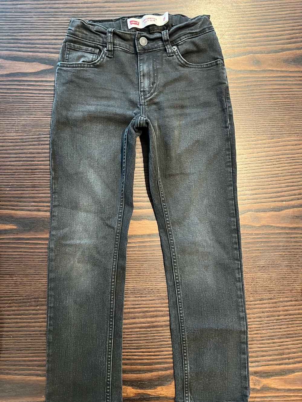 Levi's Kids Black Slim Jeans
